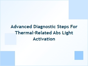 Systematic Diagnostics for a Thermal Abs Light