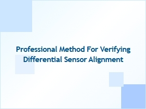 A Professional Procedure for Sensor Alignment Verification